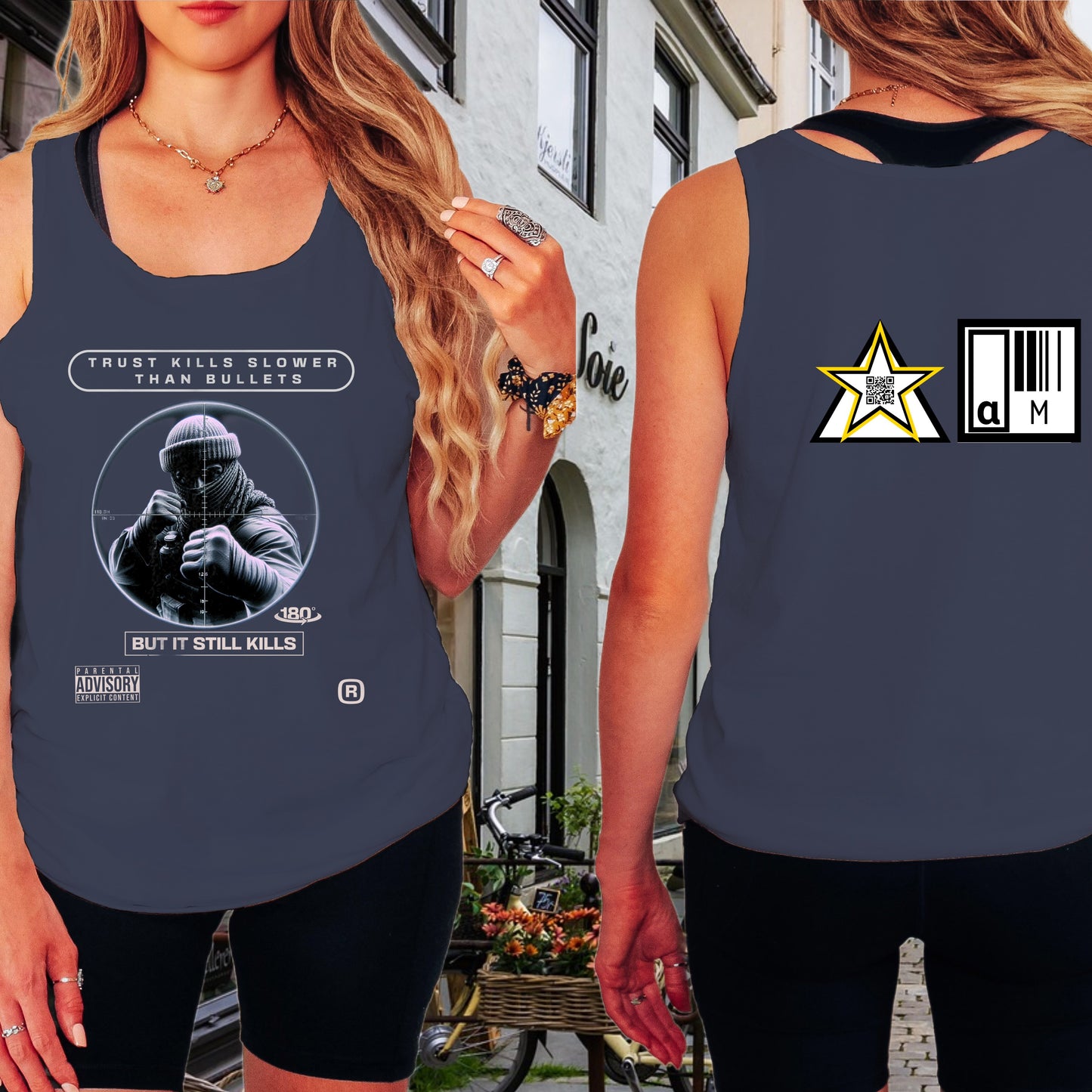 Trust Kills Slower Than Bullets Stylish Tank Top Product