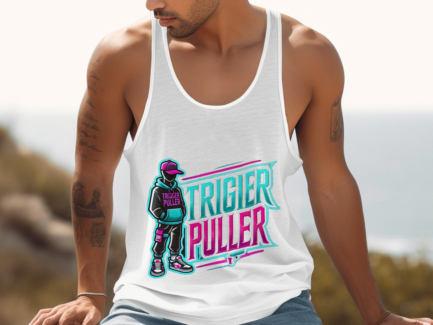 Trigier Puller Graphic Print Casual Tank Top product type