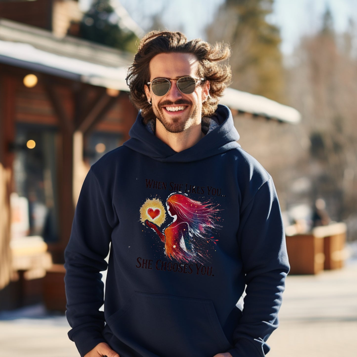 When She Likes You She Chooses You Hoodie product