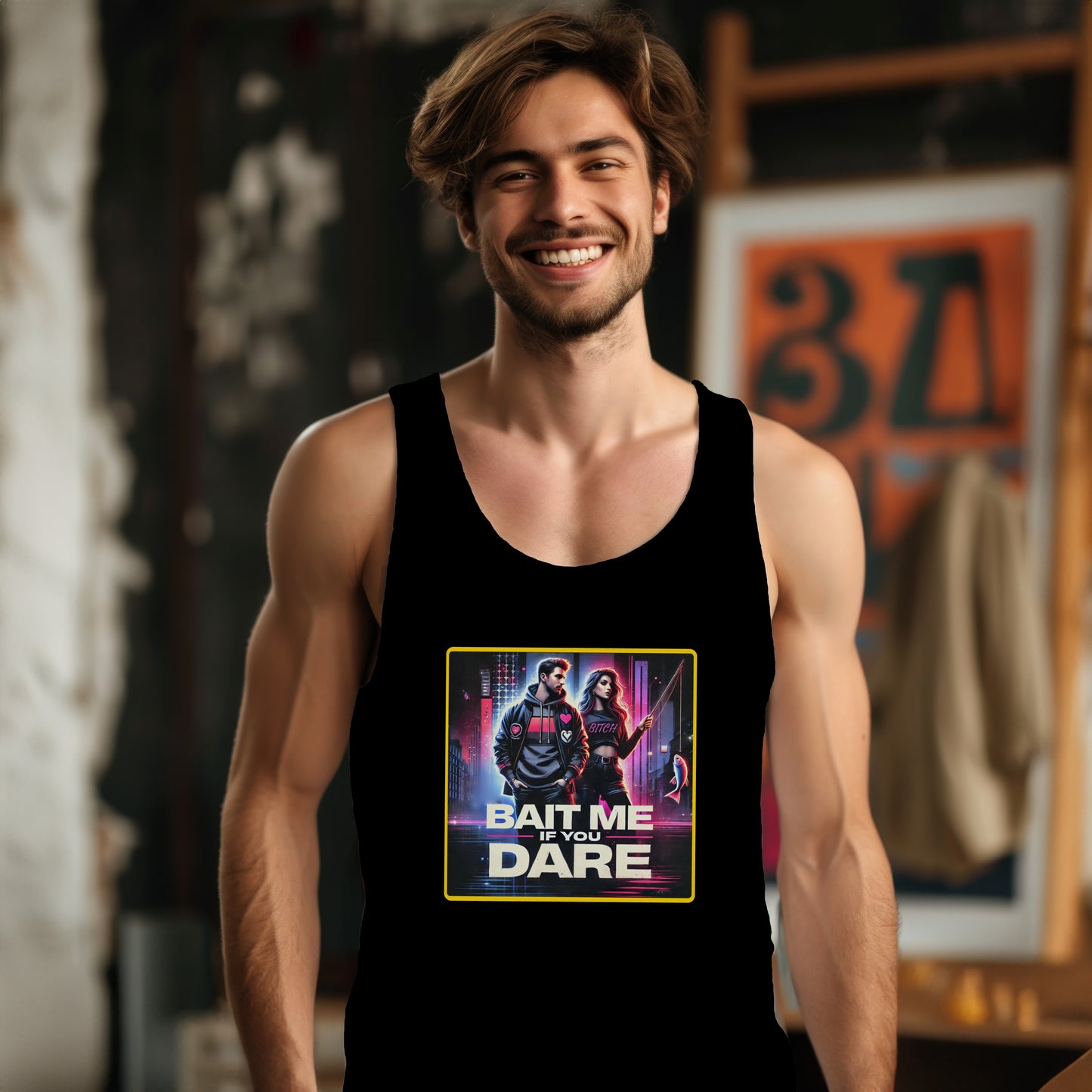 Bait Me If You Dare Graphic Tank Top product