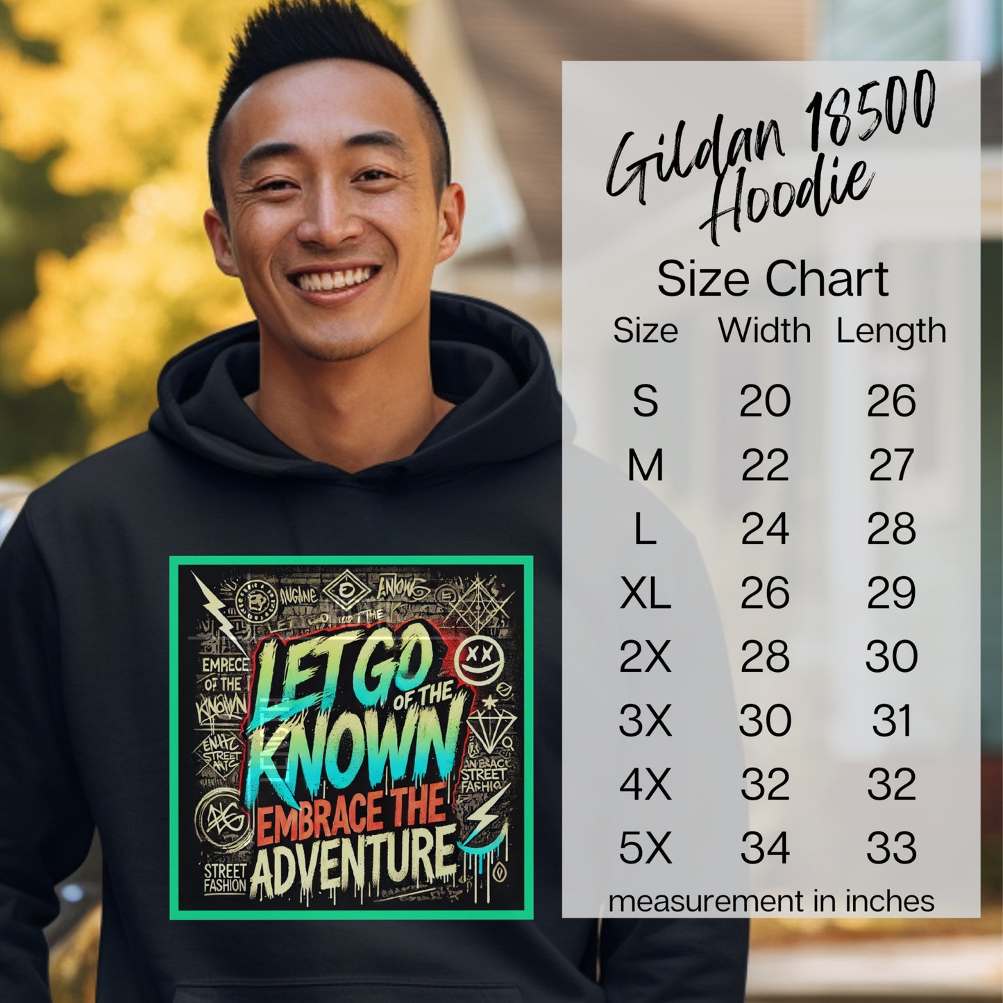 Let Go of the Known Embrace the Adventure hoodie product
