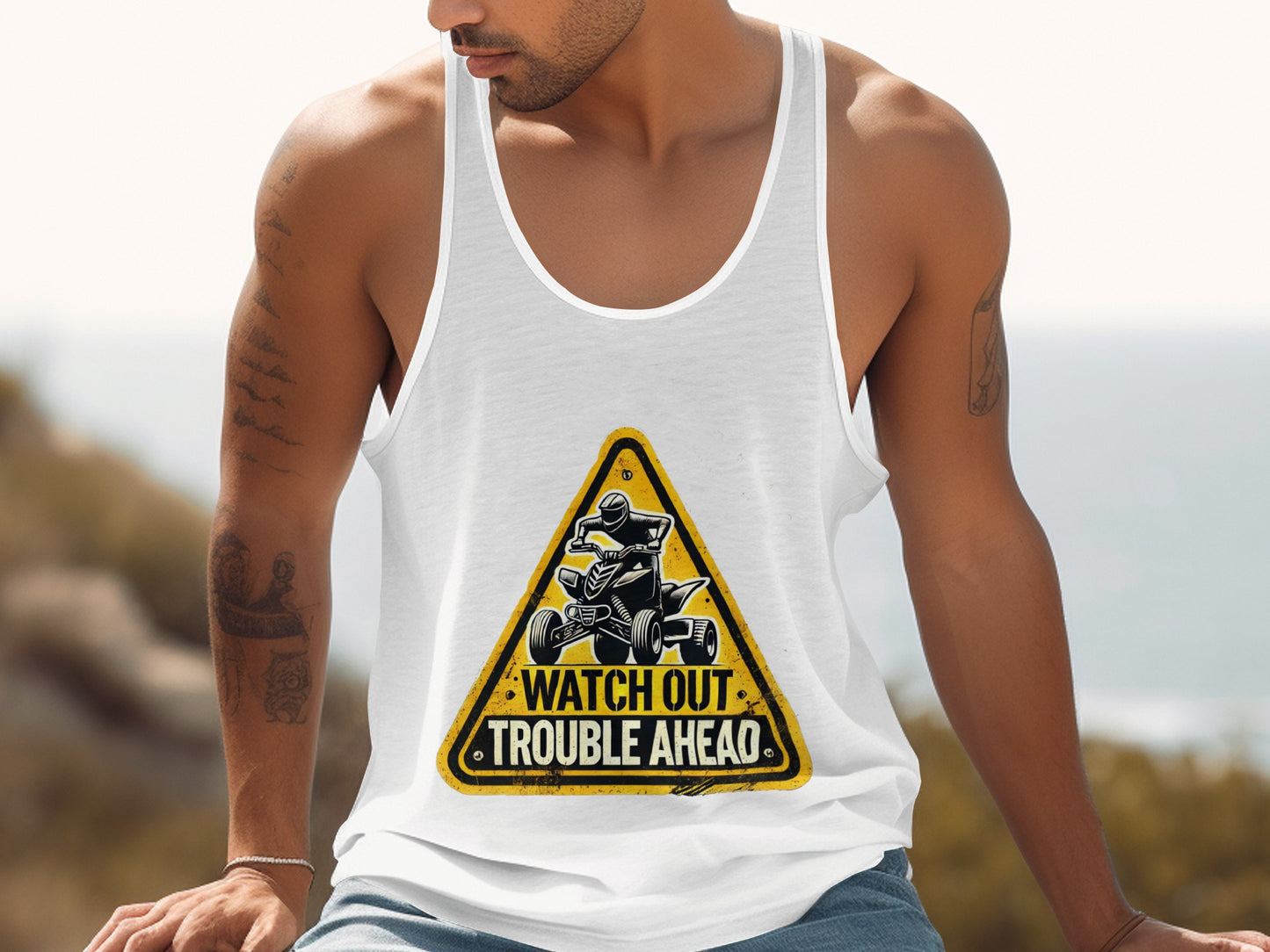 Watch Out Trouble Ahead Tank Top product type