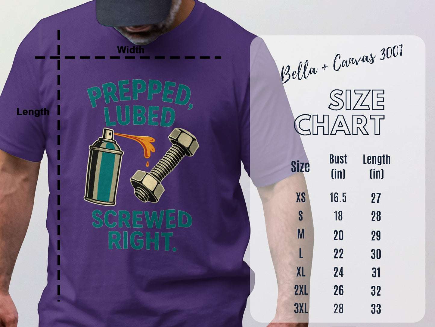 Prepped Lubed Screwed Right T-shirt product type