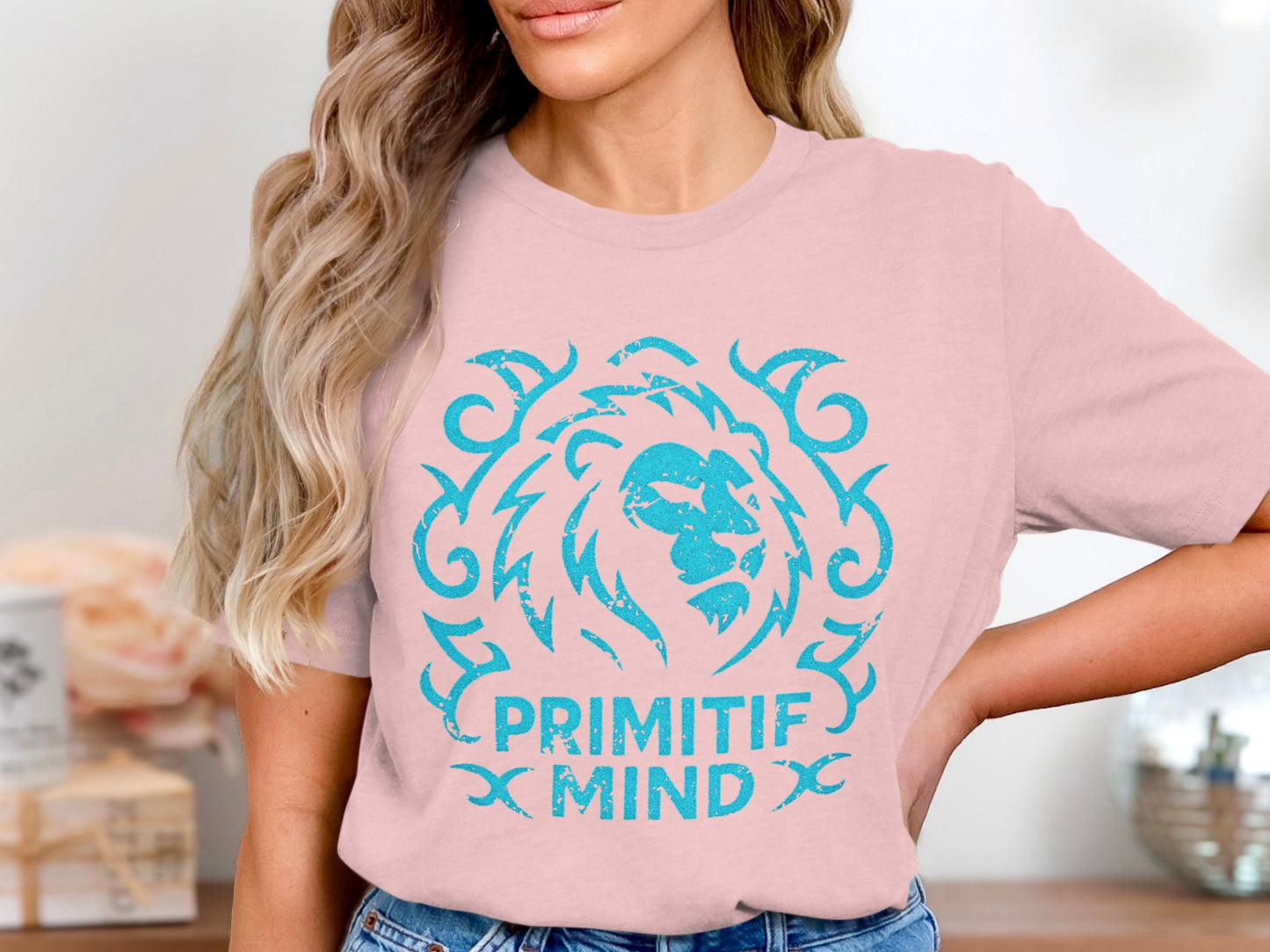 Primitif Mind Lion Graphic Design Unisex T-Shirt product type
