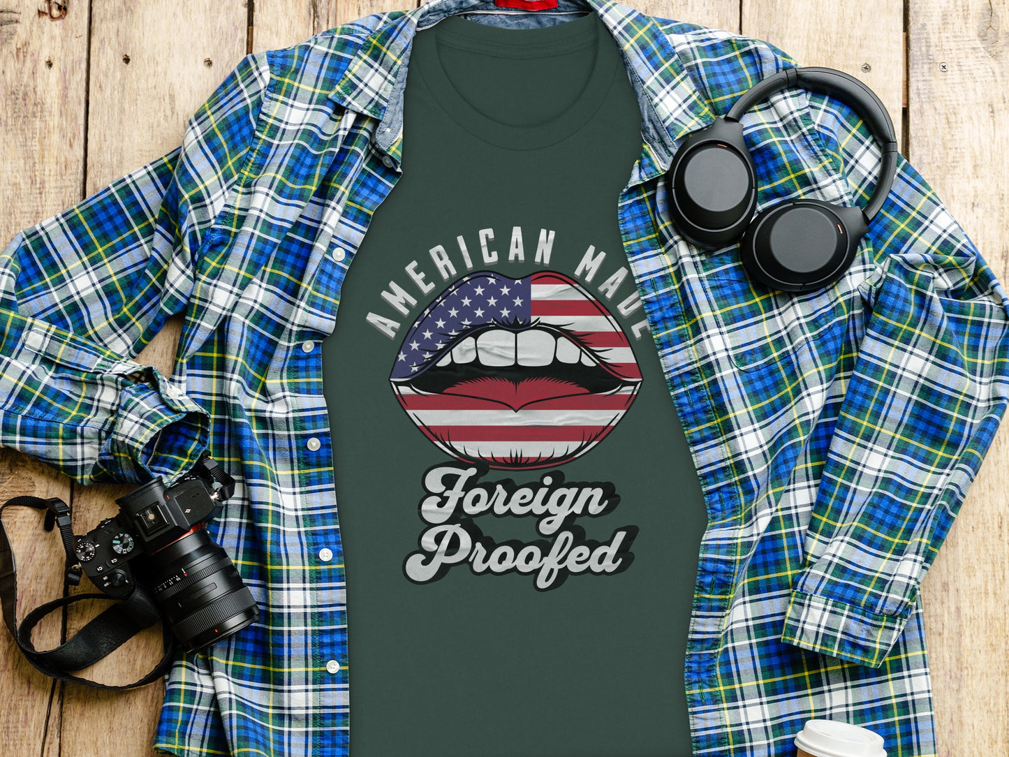 American Made Foreign Proofed Graphic T-Shirt product type