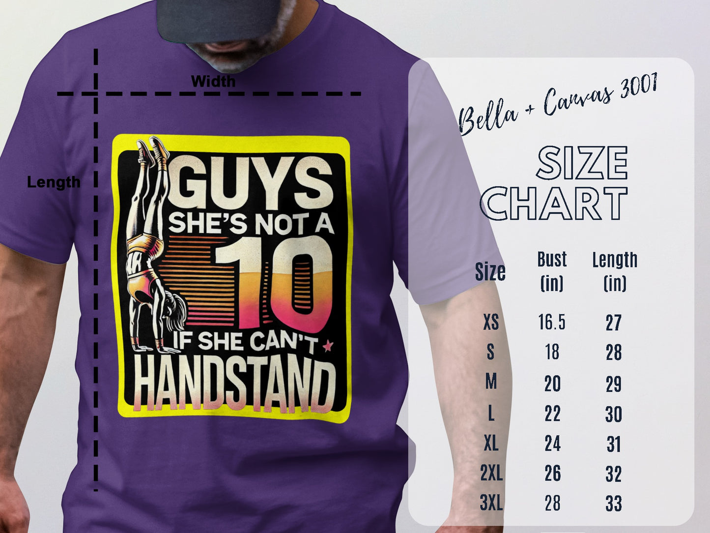 Guys She Is Not A 10 If She Can't Handstand Shirt product type