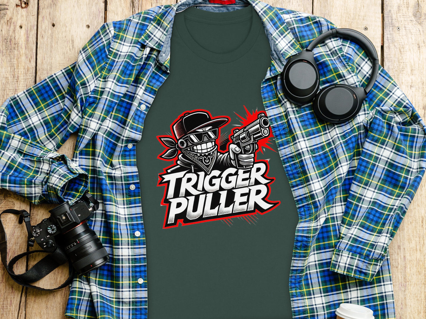 Trigger Puller Graphic Tee for Stylish Statements product