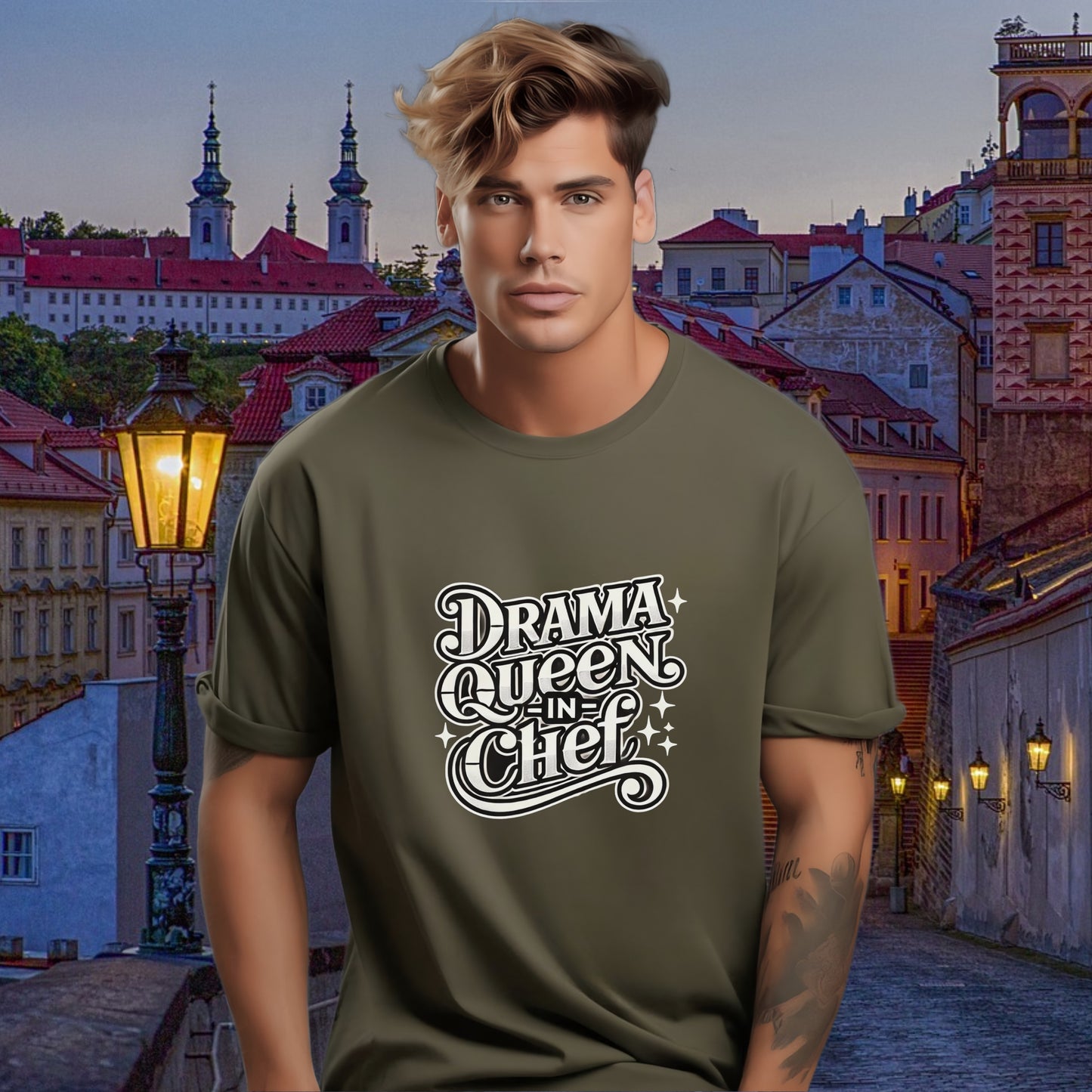 Drama Queen in Chef T-Shirt product type