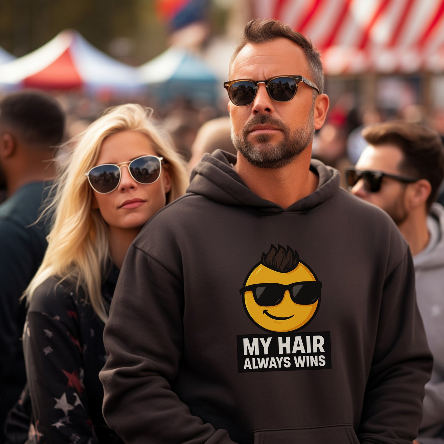 My Hair Always Wins Hoodie Stylish and Fun Product