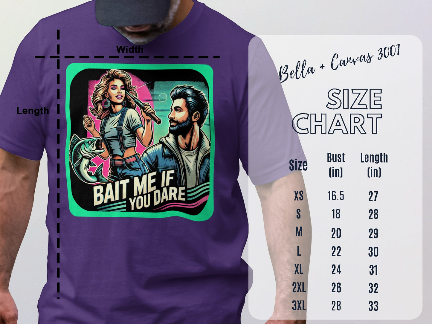 Bait Me If You Dare Graphic Tee shirt product type