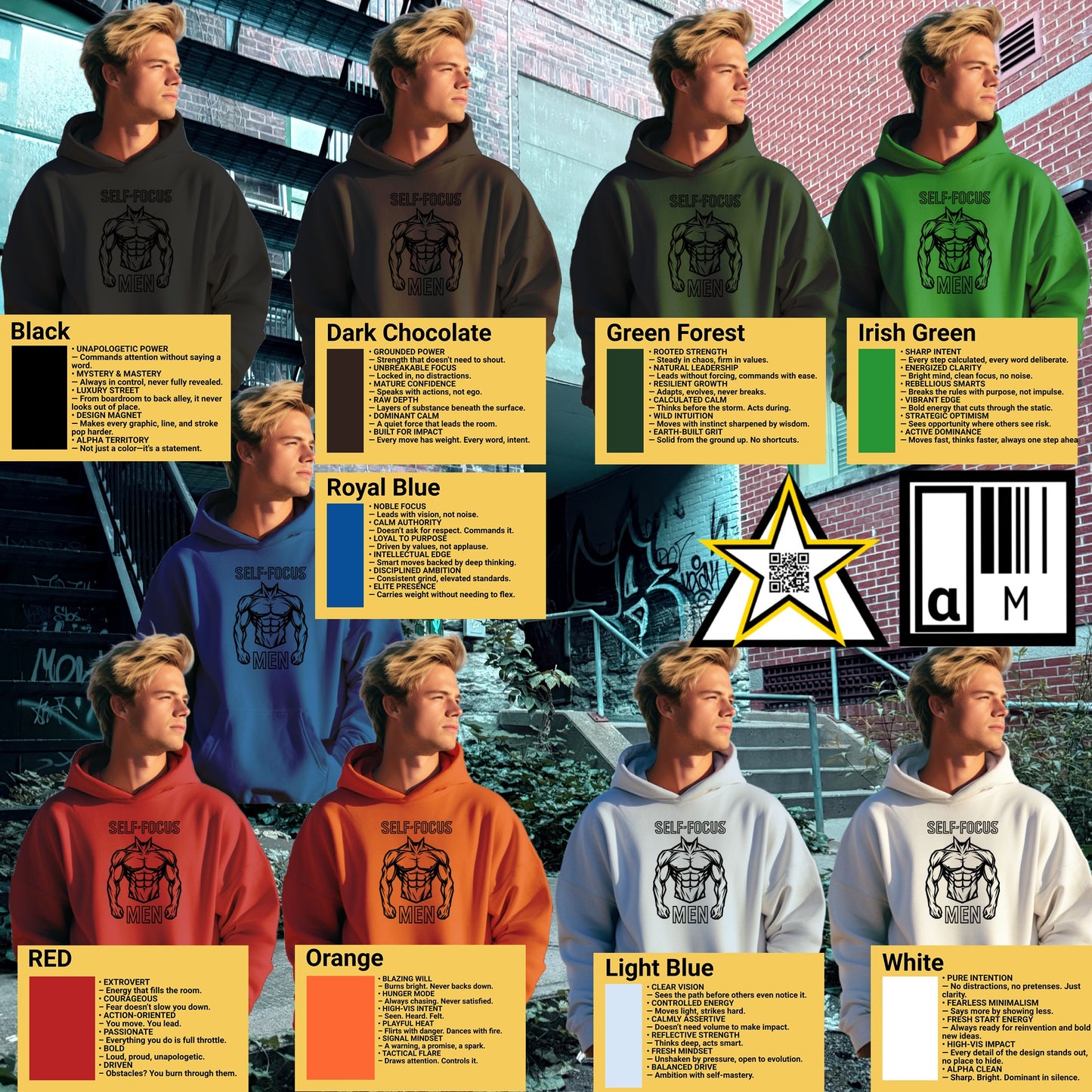Stylish Self-Forgive Mind Hoodie Sweatshirt product type
