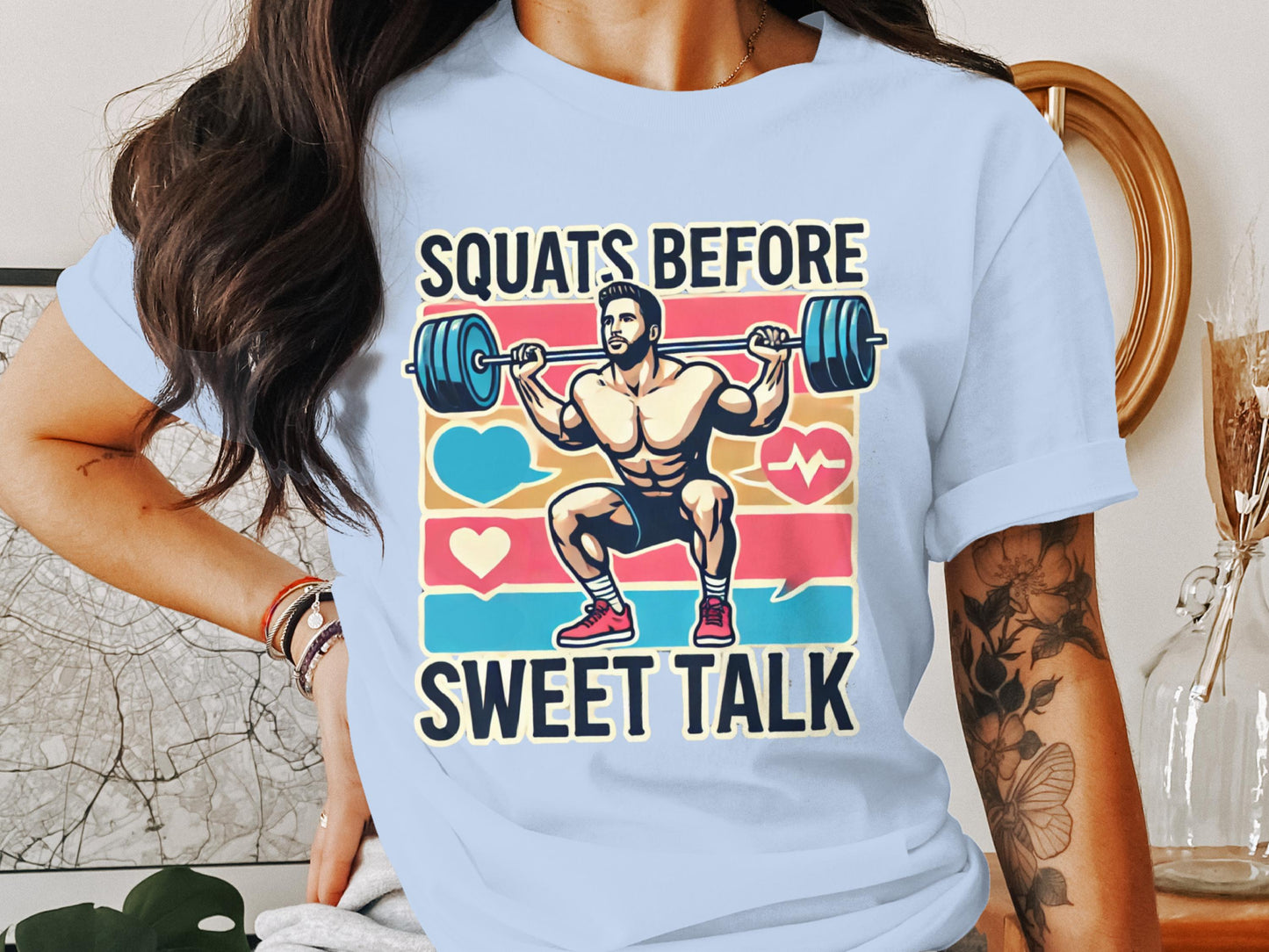 Squats Before Sweet Talk Graphic T-Shirt product