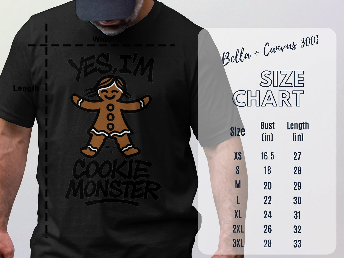 Yes I'm Cookie Monster Graphic T-Shirt product type