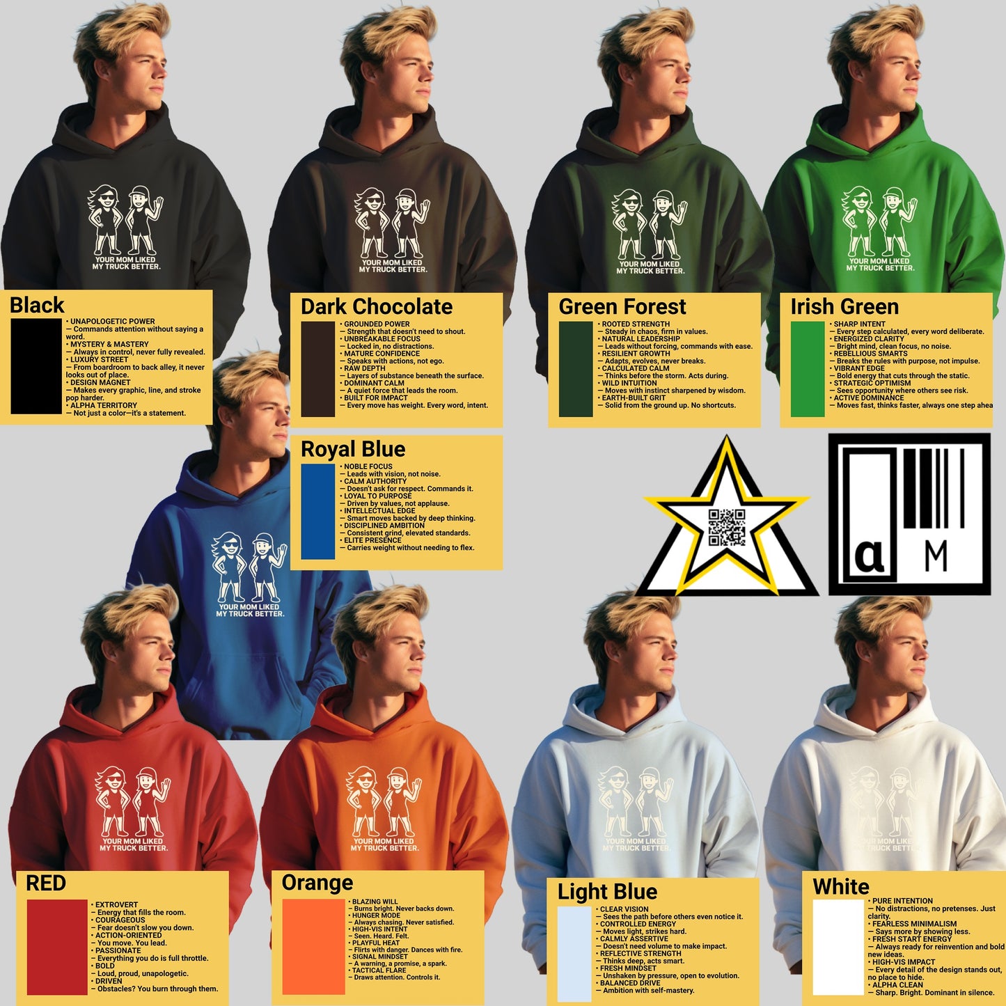 Stylish Hooded Sweatshirt with Unique Graphic product