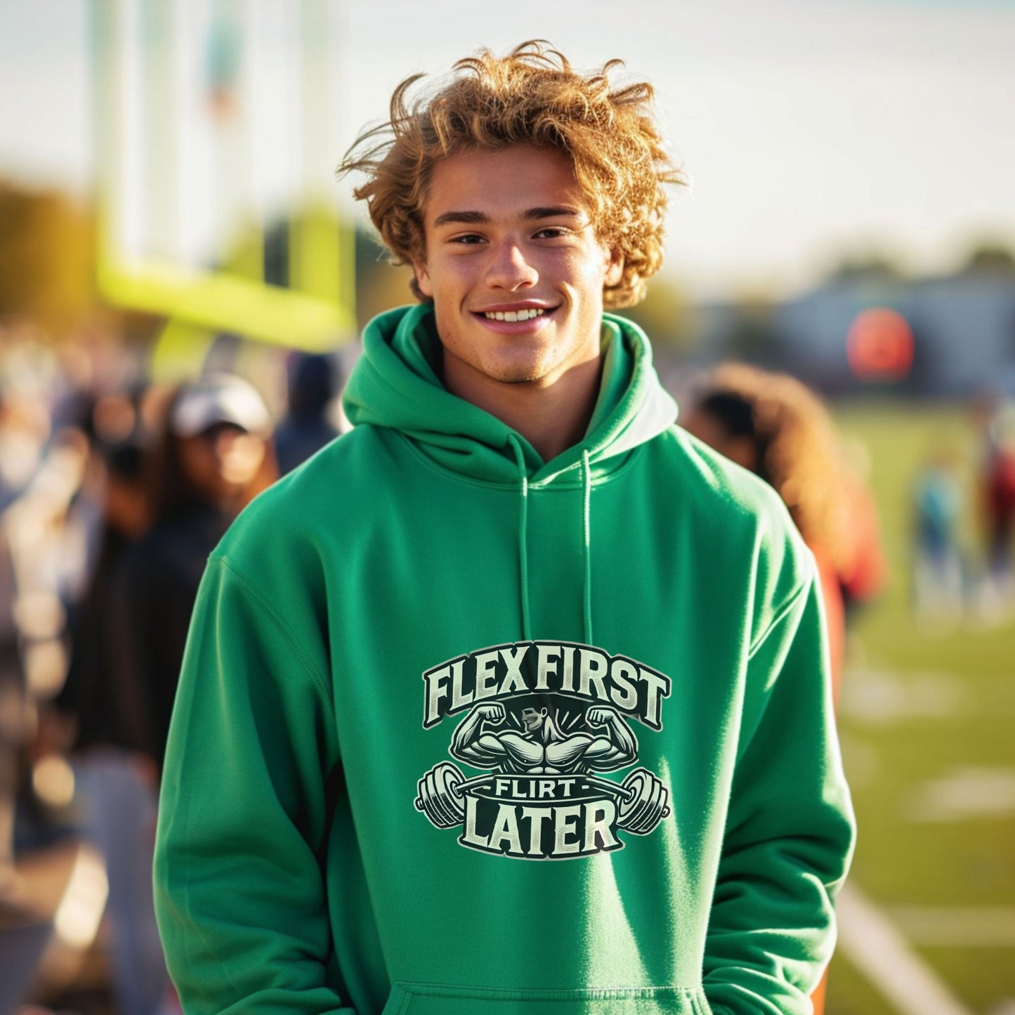 Flex First Flirt Later Hoodie product type