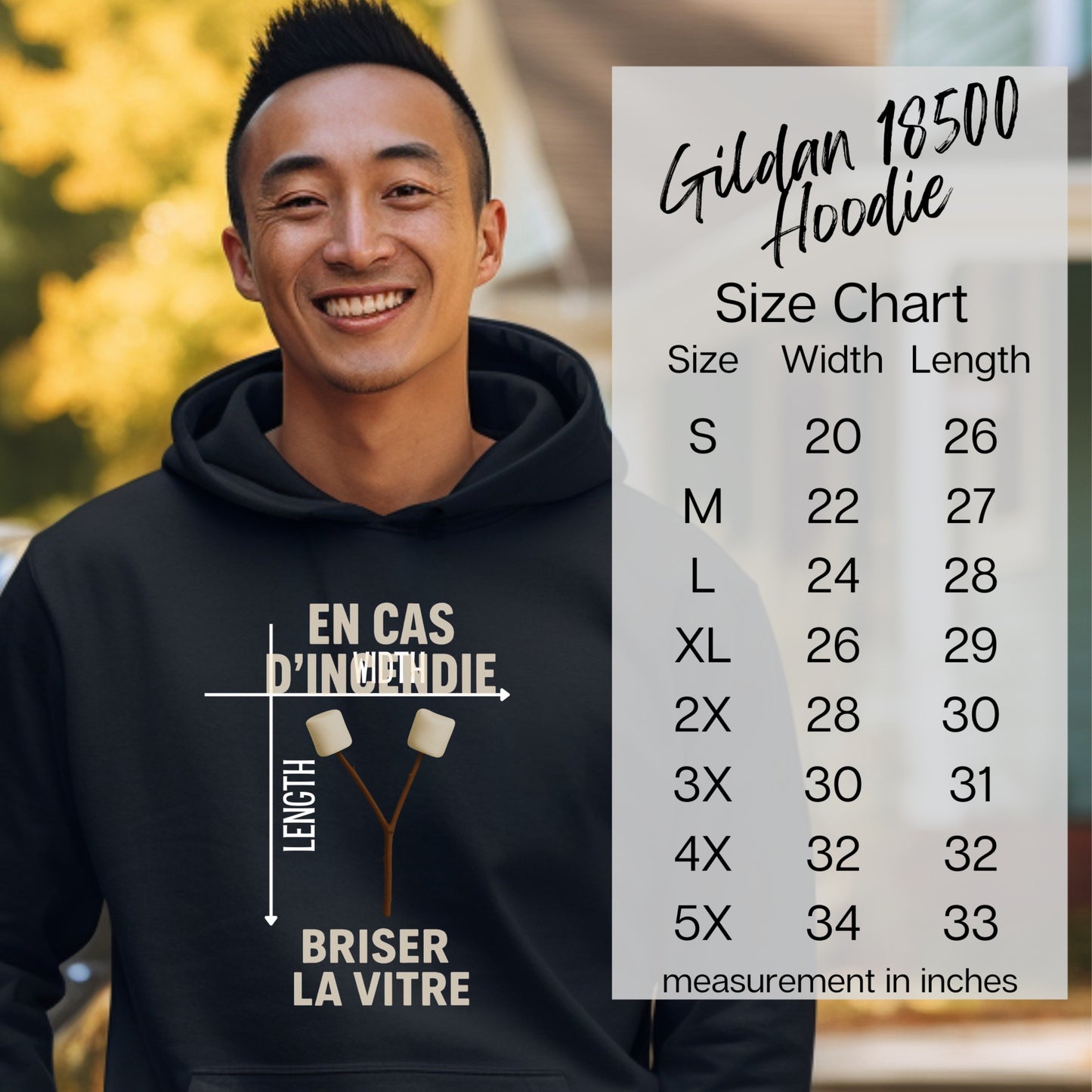 En Cas D'incendie Briser La Vitre Hoodie