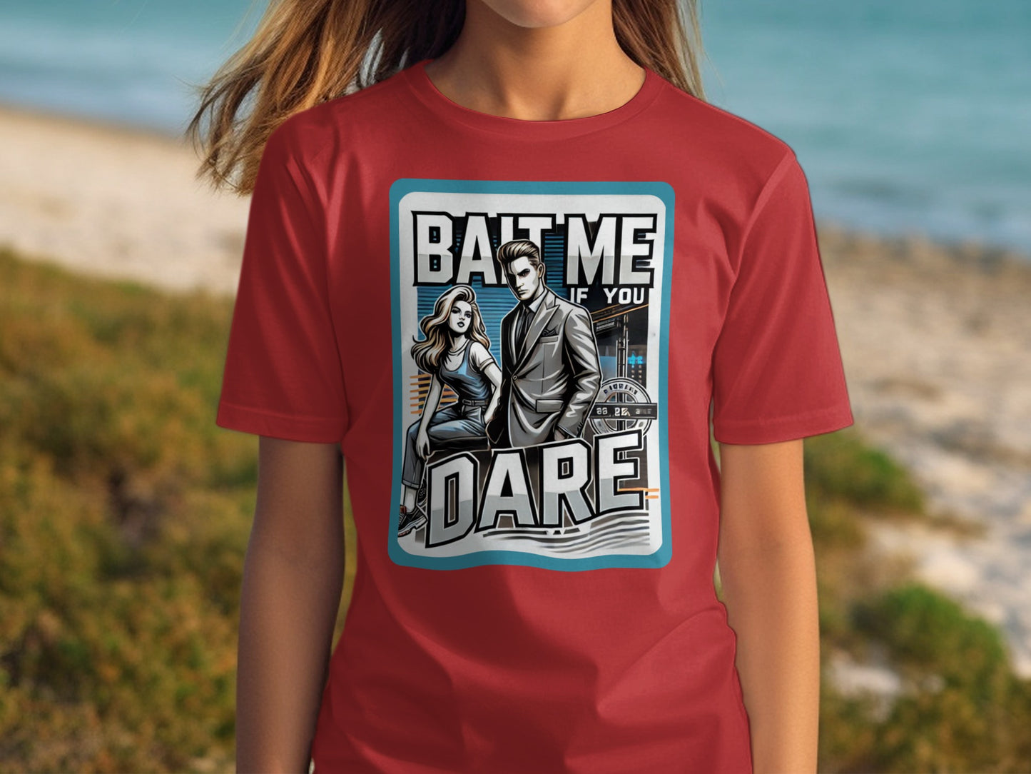 Bait Me If You Dare Graphic Print T-Shirt product