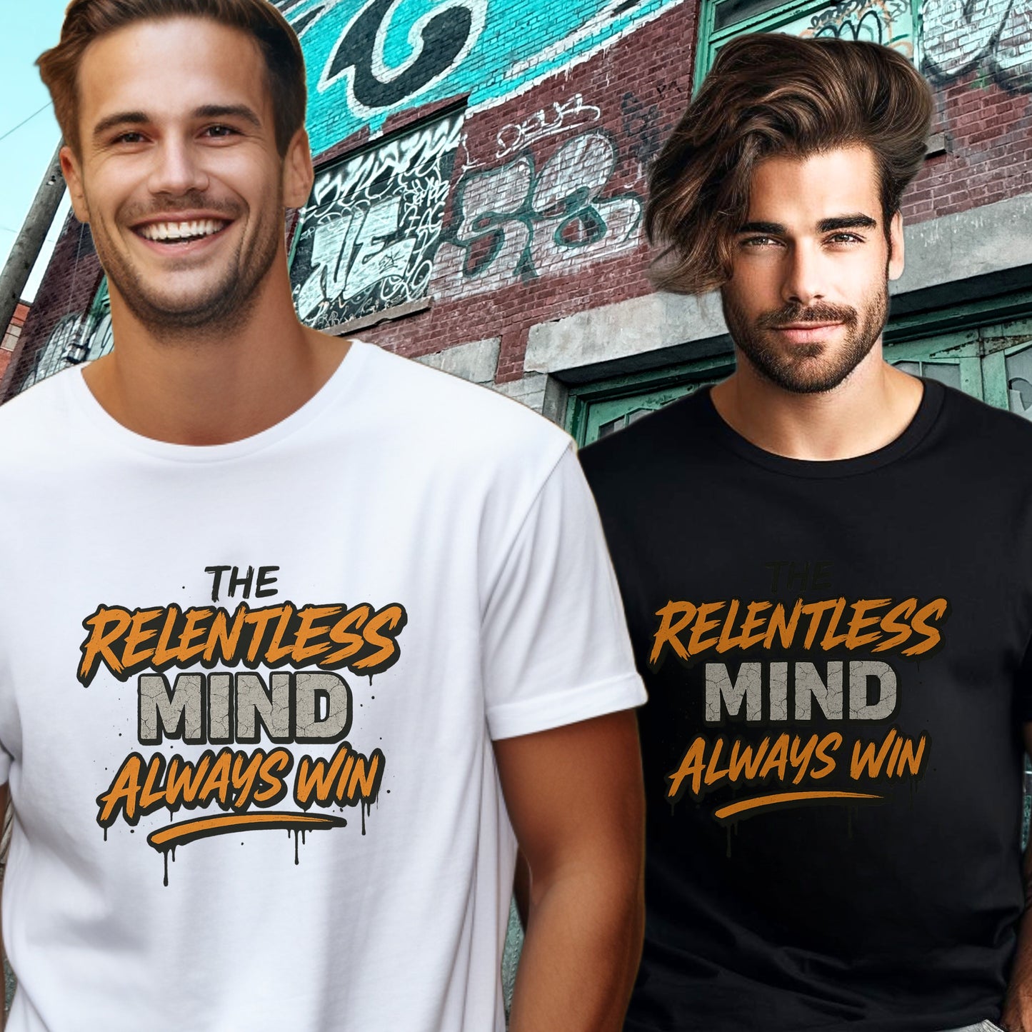 The Relentless Mind Always Win Graphic T-Shirt Product