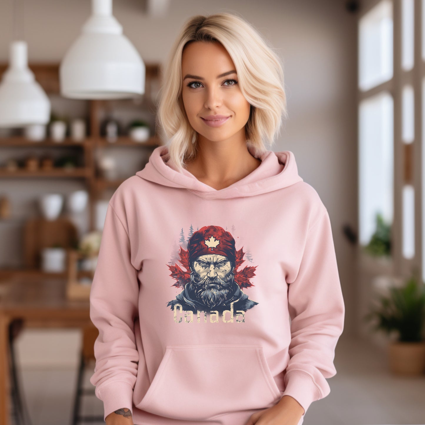 Cozy Hoodie with Unique Illustration Hoodie
