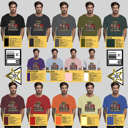 Funny Little Bit High Maintenance Printed Shirt product type