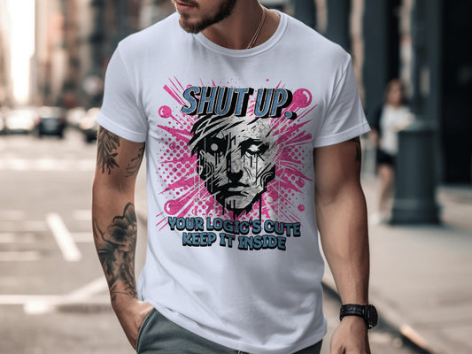 Shut Up Your Logic's Cute Keep It Inside T-shirt product