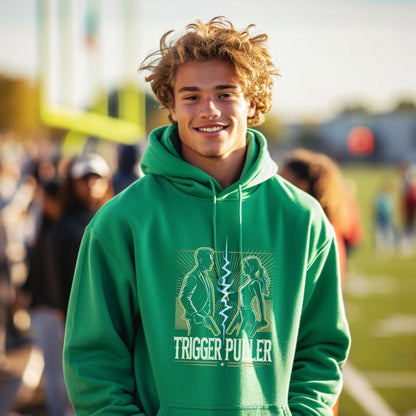 Trigger Puller Graphic Hoodie Apparel product