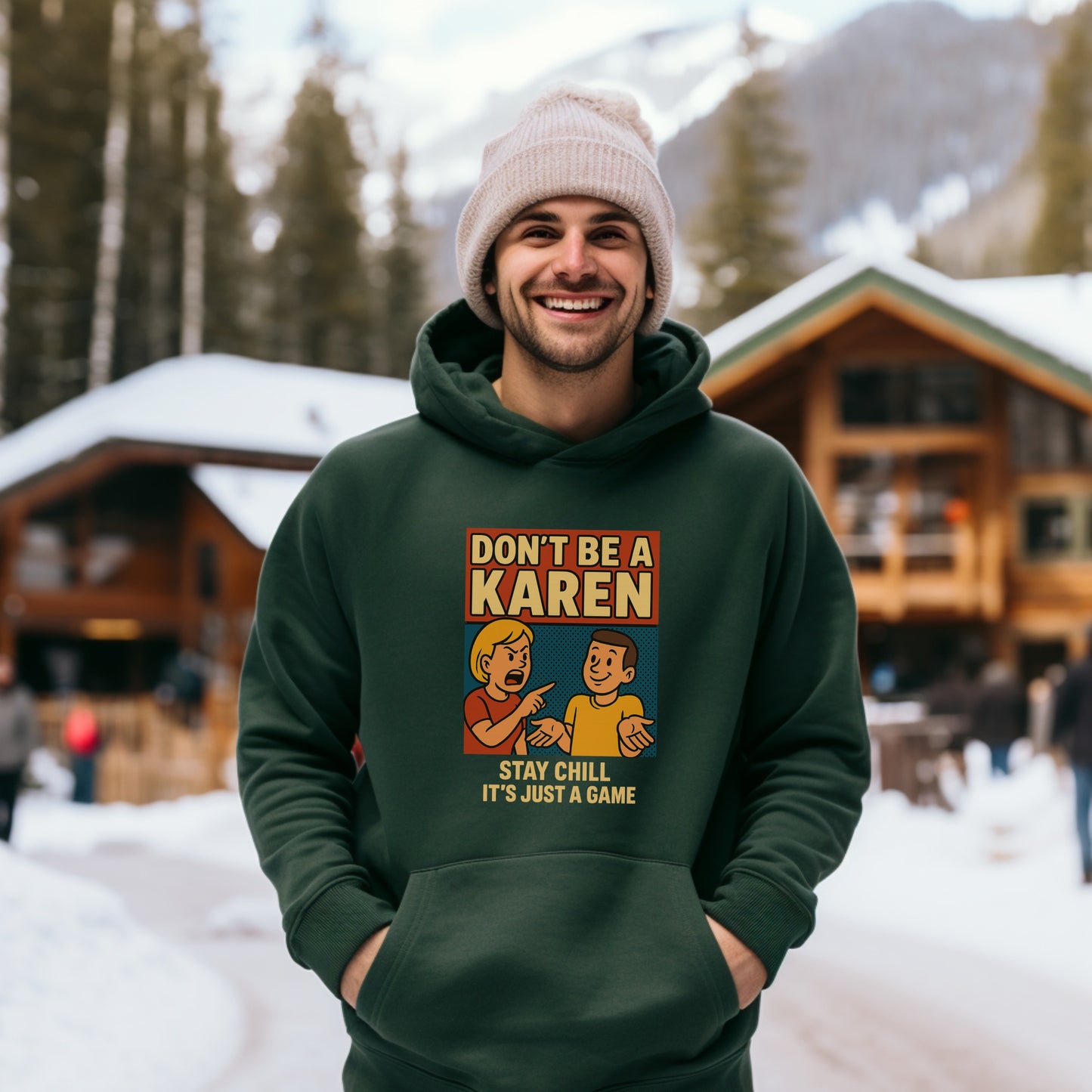Don't Be A Karen Stay Chill It's Just A Game product hoodie