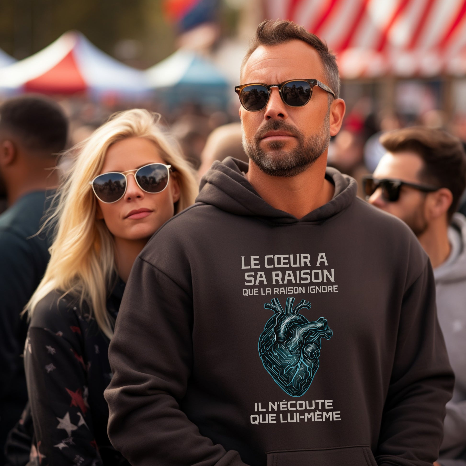 Le Cœur A Sa Raison Que La Raison Ignore Sweatshirt