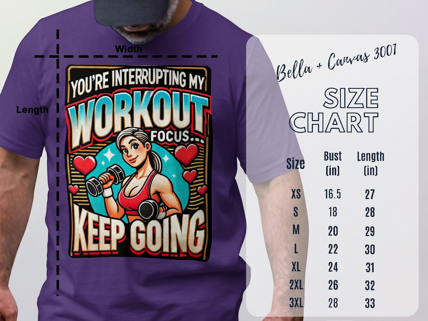 You're Interrupting My Workout Keep Going Shirt product type