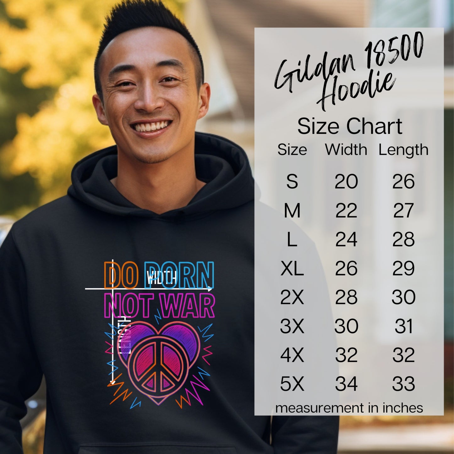Do Born Not War Peace Symbol Hoodie product