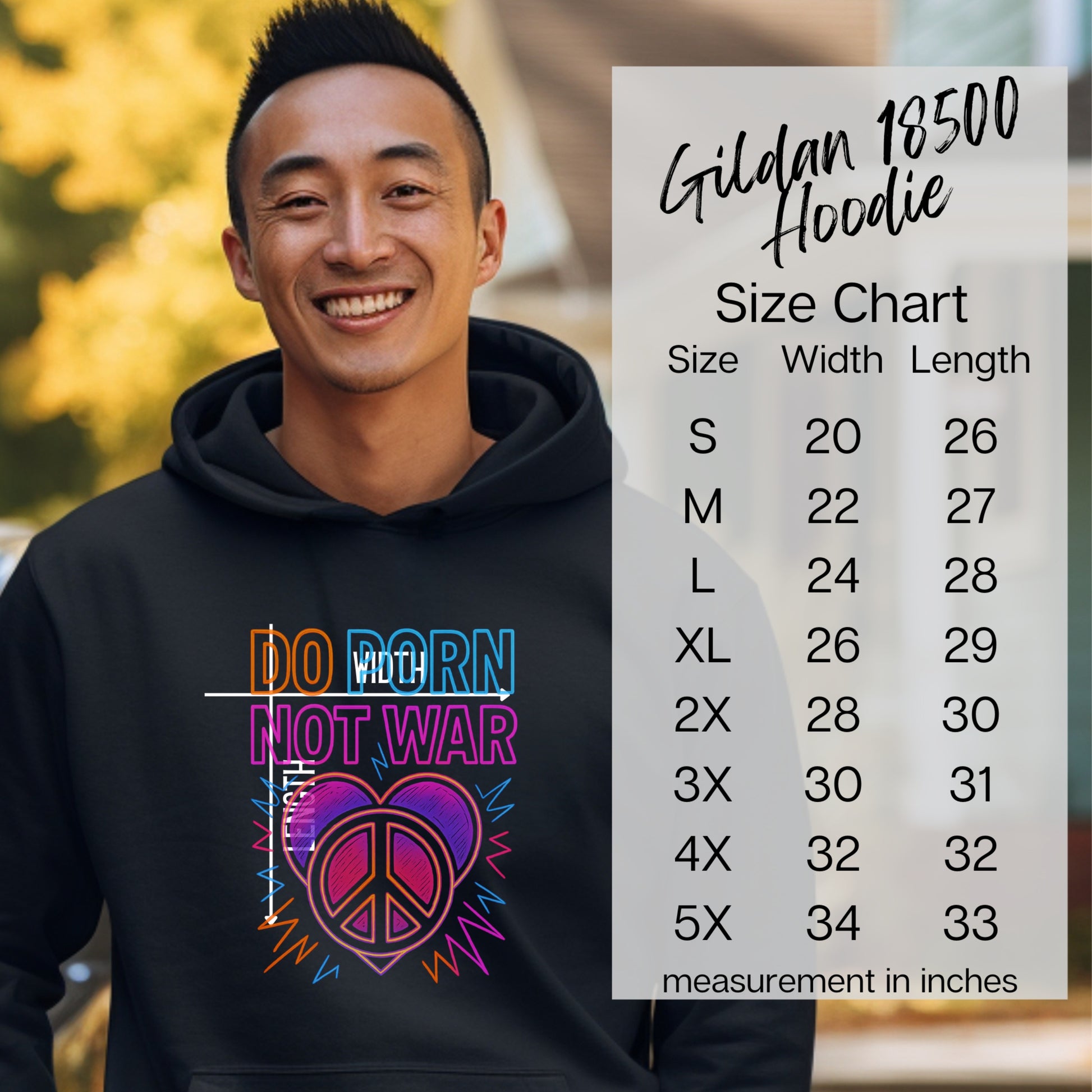 Do Born Not War Peace Symbol Hoodie product