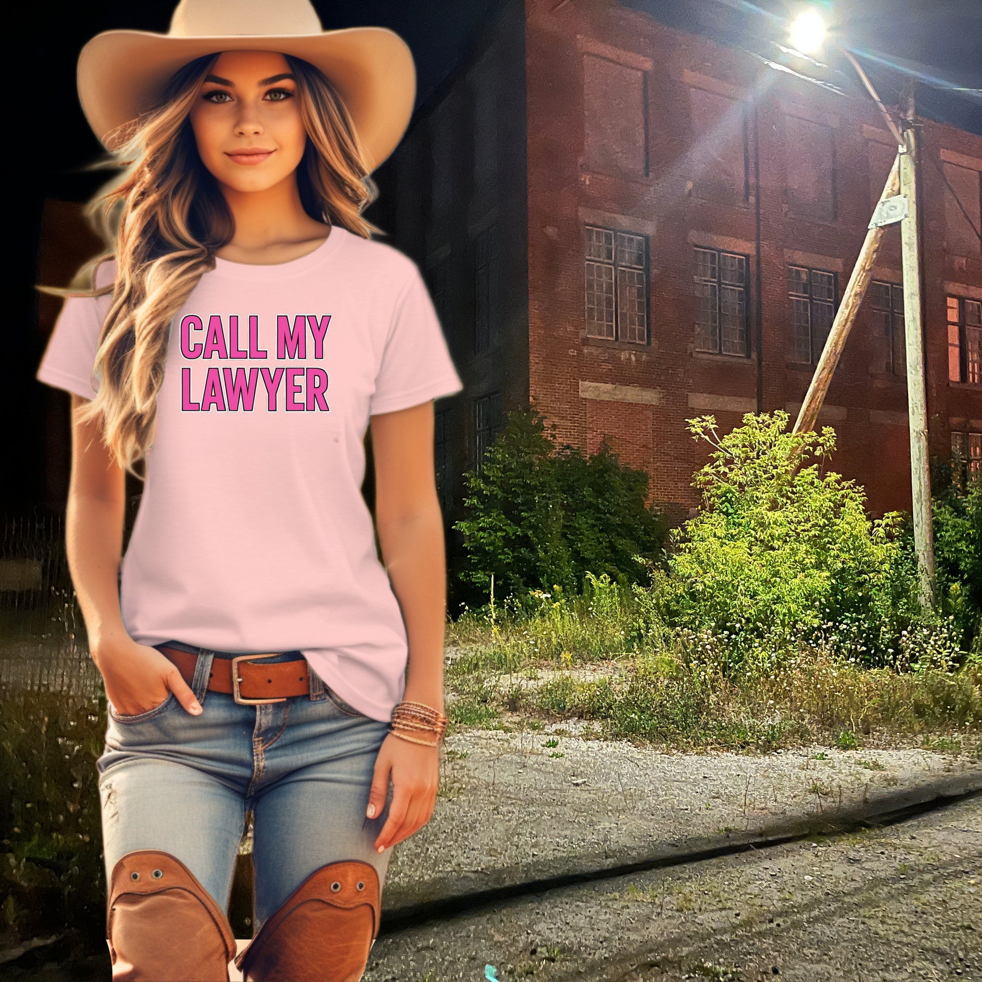 Trendy Call My Lawyer Graphic T-shirt for Casual Wear
