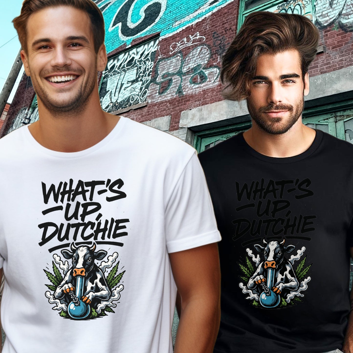 What's Up Dutchie Graphic Tees for a Unique Product Type