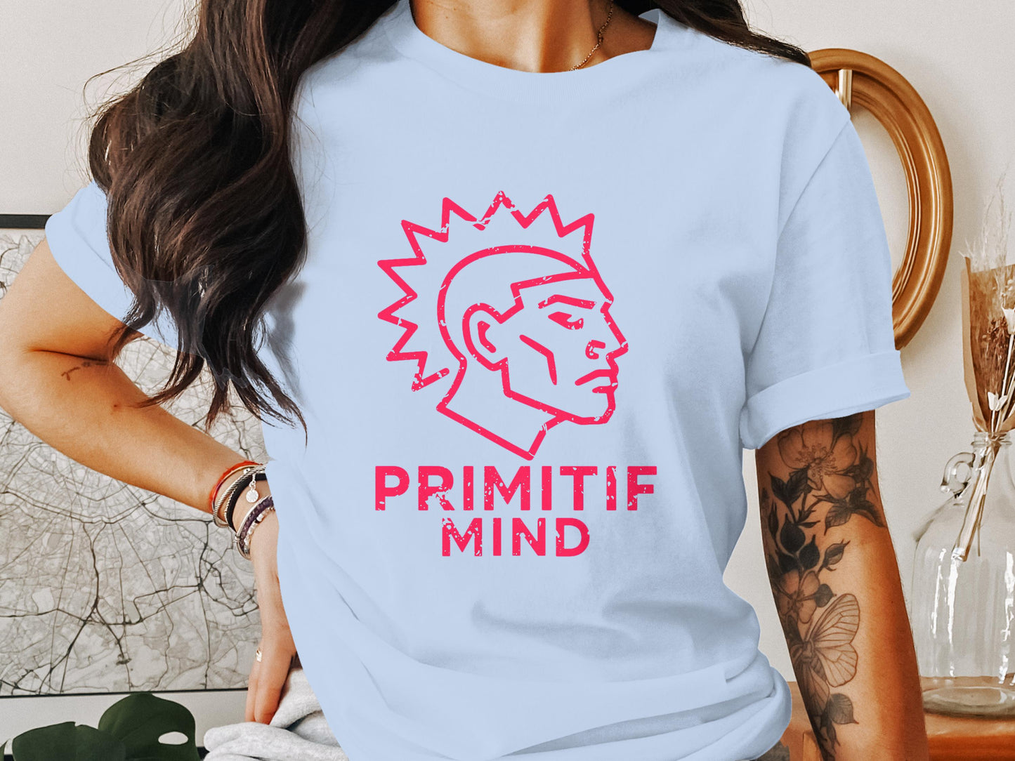 Primitif Mind Graphic Tee Women Casual Wear Product Type