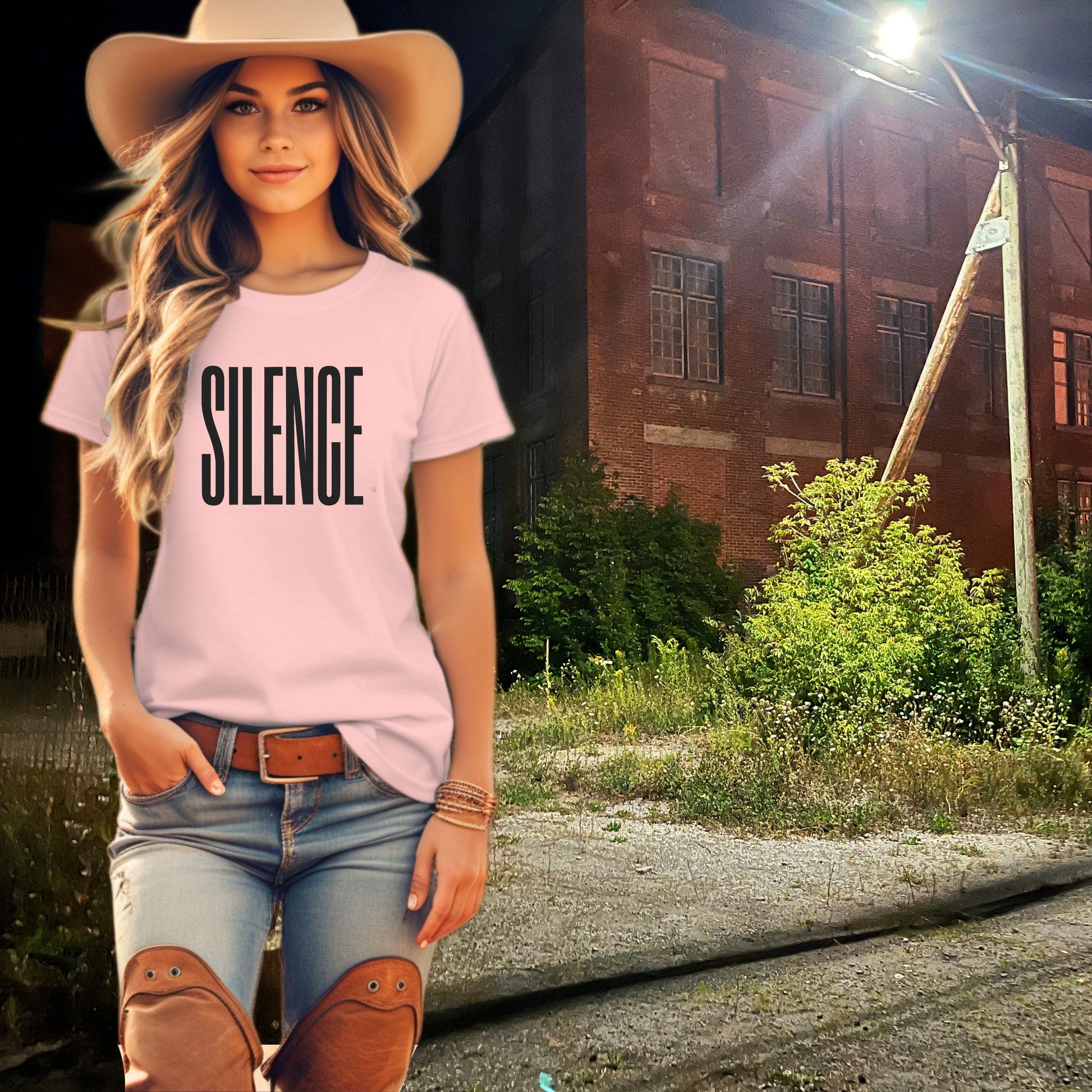 Bold Silence Graphic Tee Perfect for Any Casual Look