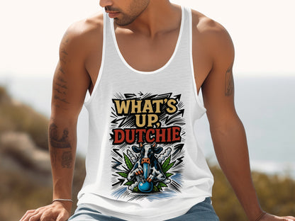 What's Up Dutchie Graphic Print Tank Top product