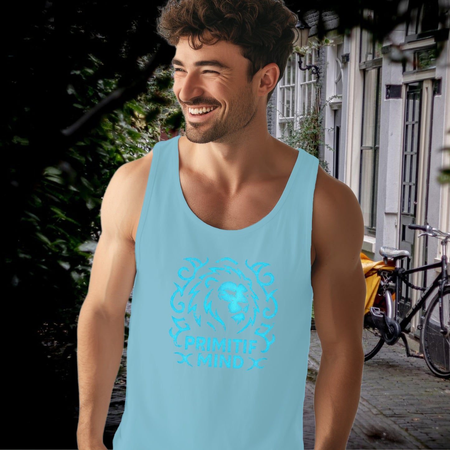 Primitive Mind Lion Design Tank Top product type