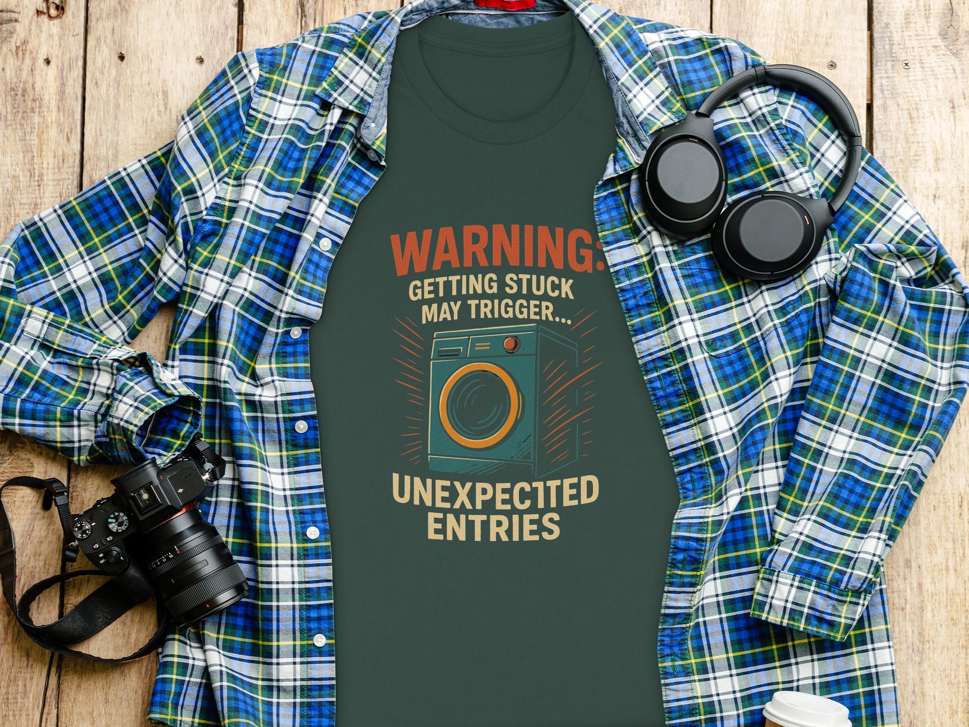 Warning Getting Stuck May Trigger T-shirt product