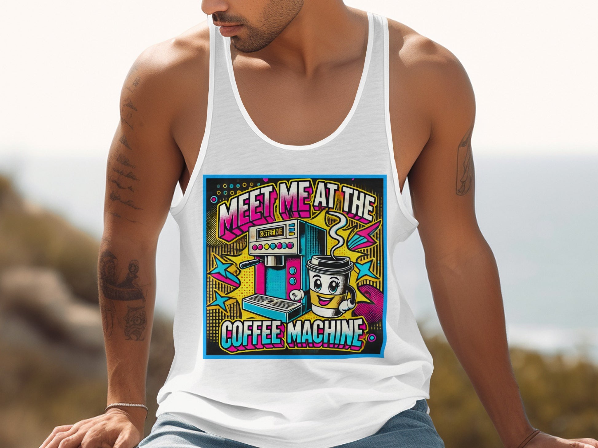 Meet Me At The Coffee Machine Tank Top product