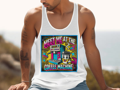 Meet Me At The Coffee Machine Tank Top product