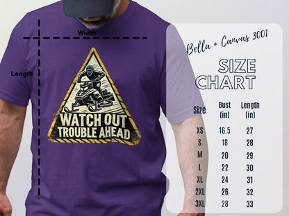 Watch Out Trouble Ahead Hockey Graphic T-Shirt product type