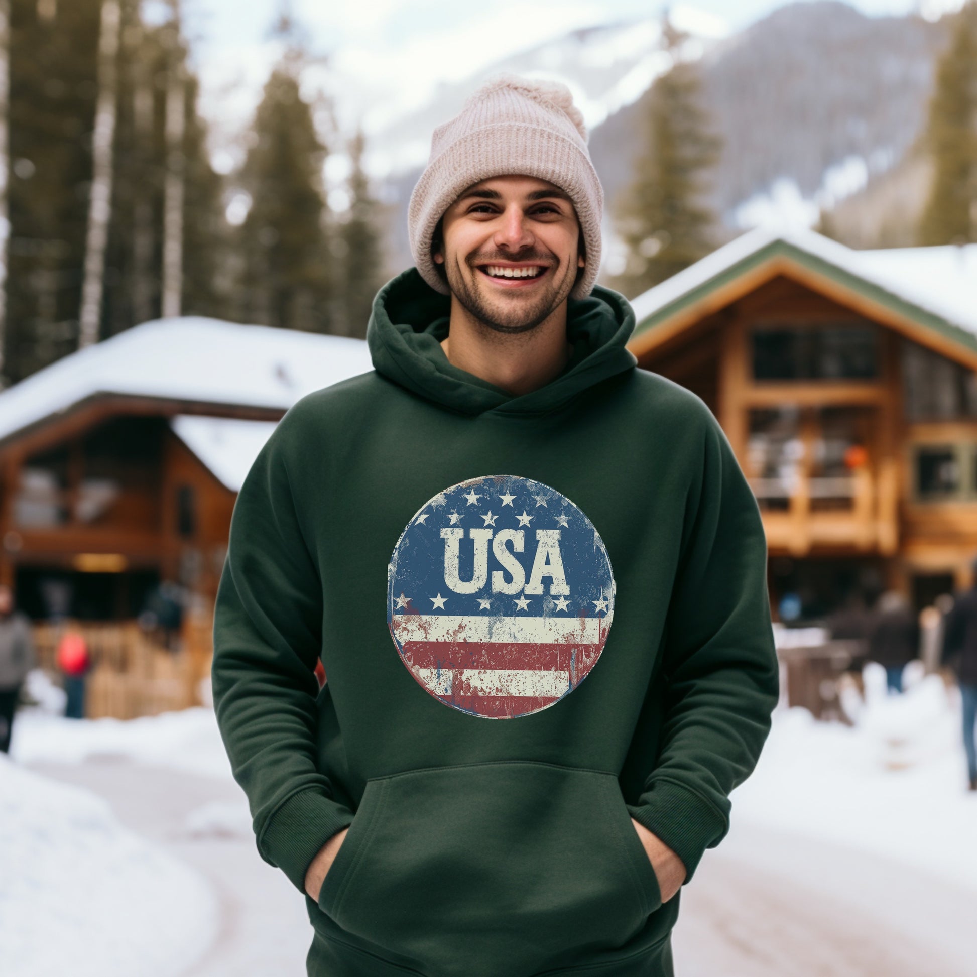 Men's Outdoor Adventure USA Emblem Hoodie product