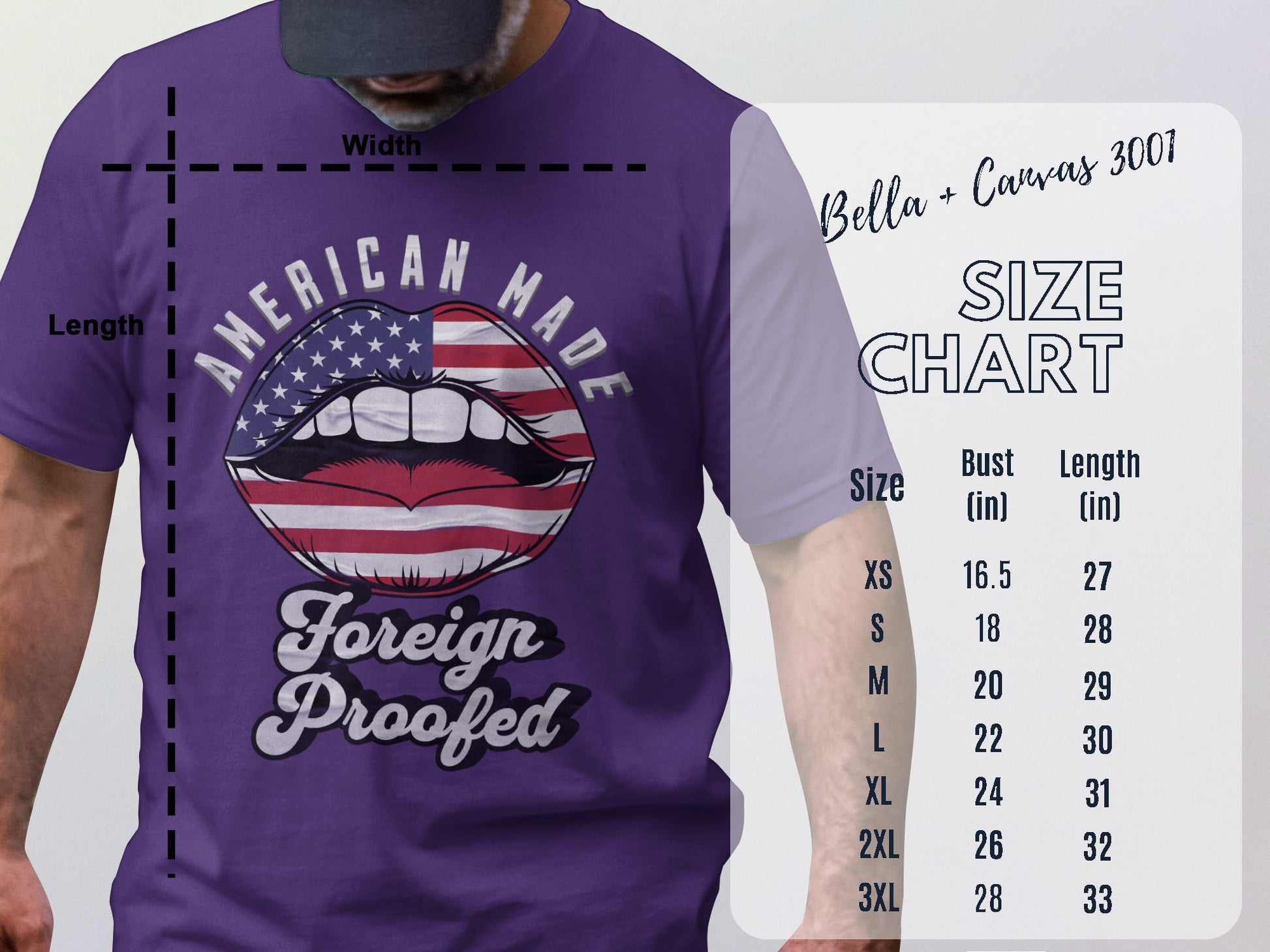 American Made Foreign Proofed T-shirt product type