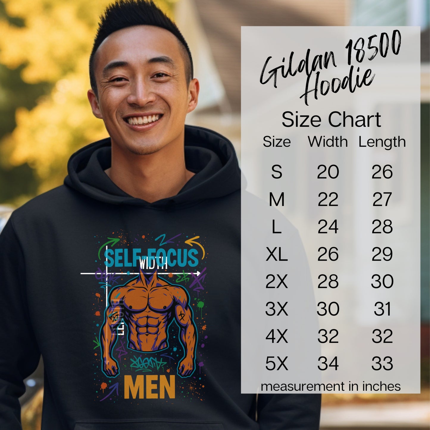 Self Medacus Men Gildan 18500 Hoodie product type