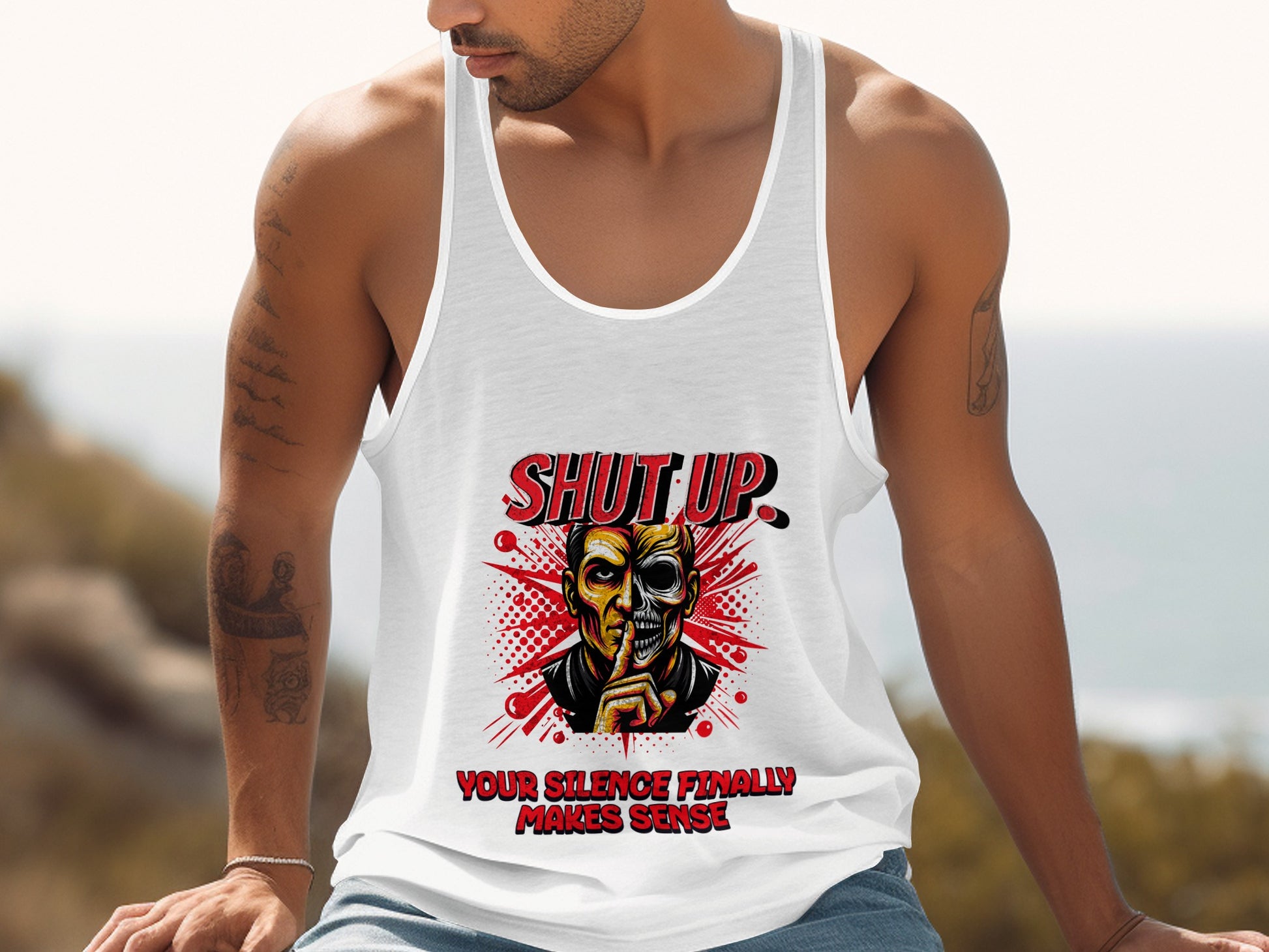 Shut Up Your Silence Finally Makes Sense Tank Top product type