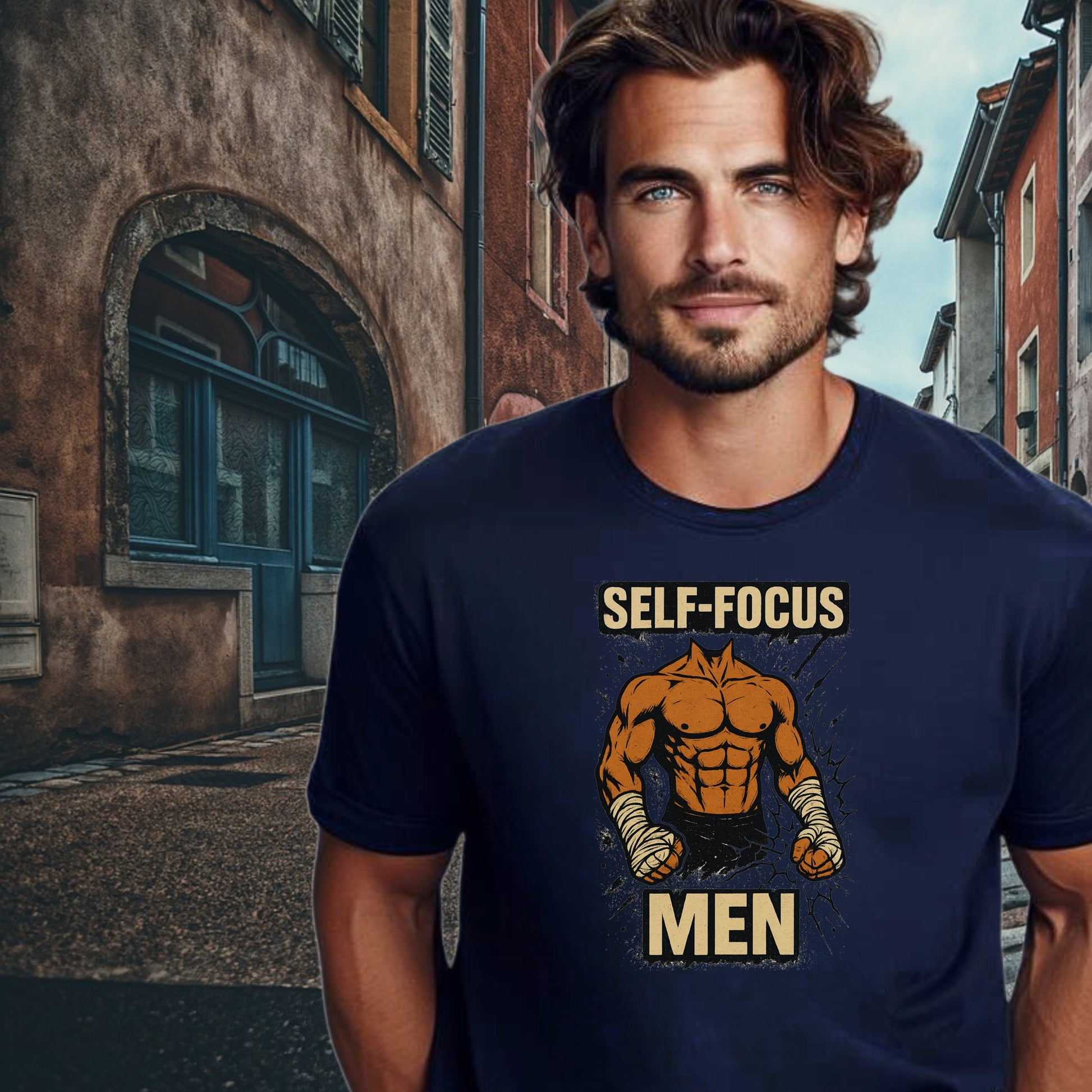 Self-Focus Men Inspirational Graphic Tee
