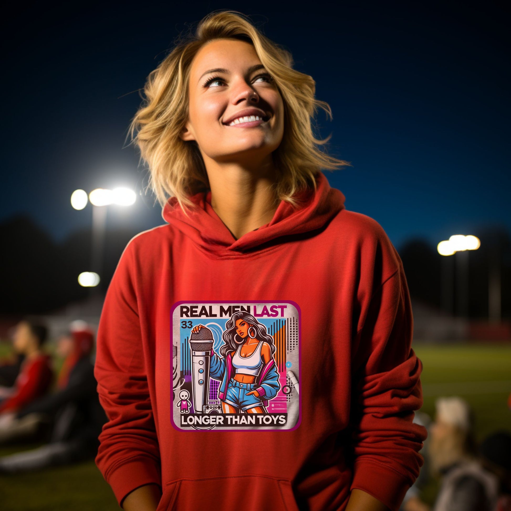 Real Men Last Longer Than Toys Hoodie product