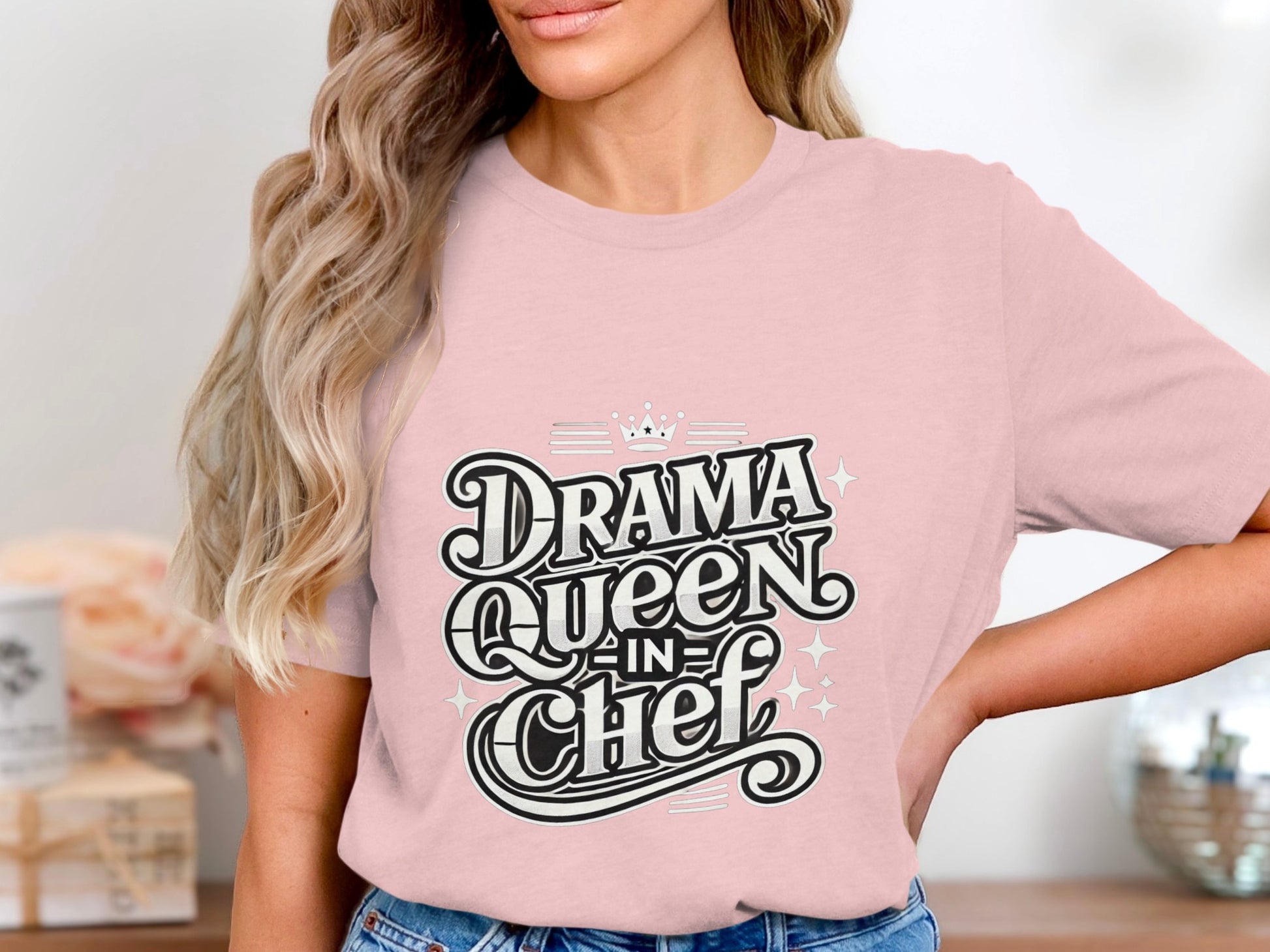 Drama Queen In Chef Graphic T-Shirt product