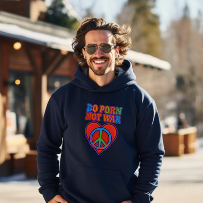 Do Porn Not War Peace Symbol Hoodie product