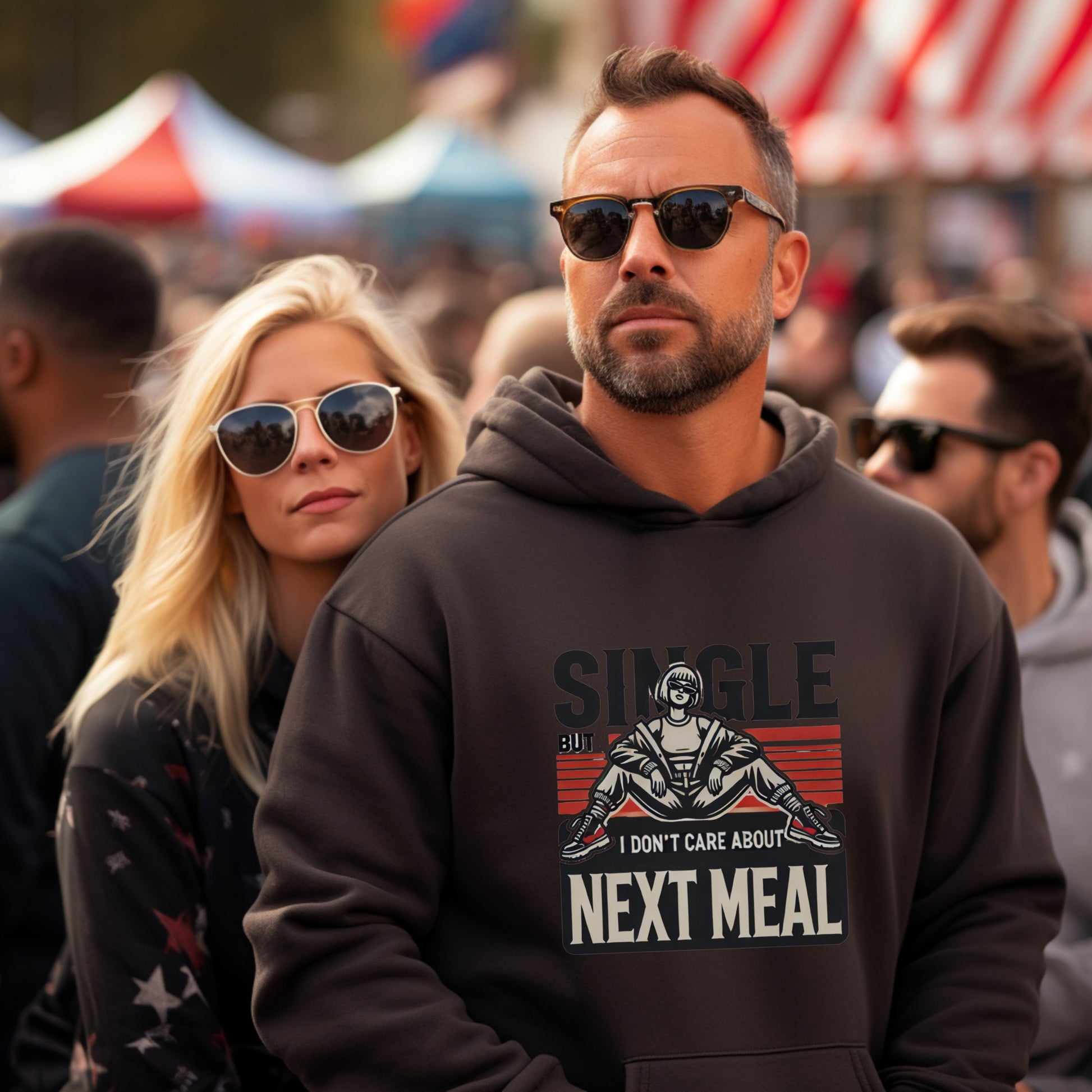 Single But I Don't Care About Next Meal Hoodie product